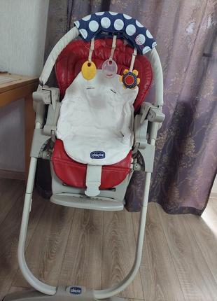 Стільчик,крісло для годування chicco polly magic1 фото