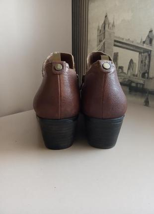 Ботинки полуботинки туфли ботильоны naturalizer (38) демисезонные из натуральной кожи6 фото