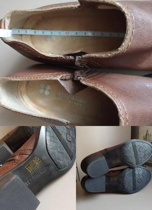 Ботинки полуботинки туфли ботильоны naturalizer (38) демисезонные из натуральной кожи8 фото