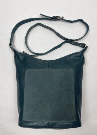 Индия! кожаная фирменная практичная сумка на/ через плечо white stuffe.4 фото