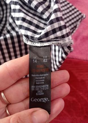 Рубашка с вышивкой от бренда george maternity9 фото