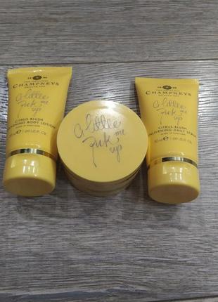 Роскошный набор для тела champneys spa citrus blush,с маслом для тела, оригинал!2 фото