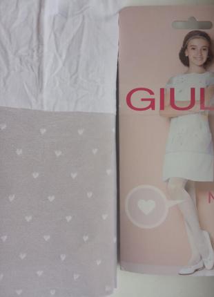 Колготки с рисунком "сердечки" 40 den giulia milana