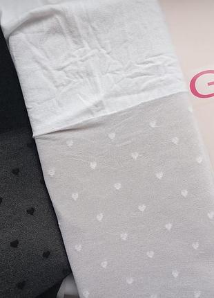 Колготки с рисунком "сердечки" 40 den giulia milana