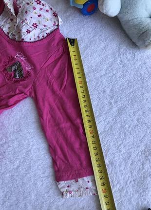 Блуза topolino на 1 - 2 - 3 года, кофта натуральная коттон, реглан,рубашка обманка 2 в 16 фото
