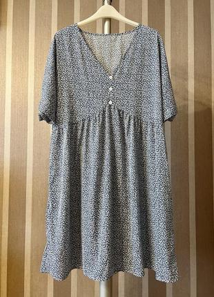 Платье в анималистический принт shein xl