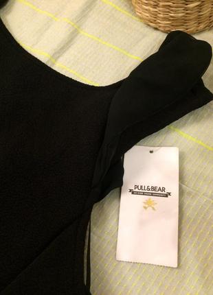 Платье черное pull&bear3 фото