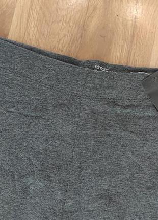 Жіночі однотонні лосини esmara, розмір s(36/38), m(40/42), l(44/46), xl(48/50), темно сірий4 фото