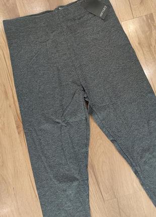 Жіночі однотонні лосини esmara, розмір s(36/38), m(40/42), l(44/46), xl(48/50), темно сірий3 фото