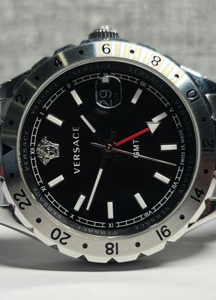 Чоловічий годинник часы versace v11020015 hellenyium gmt 42mm sapphire2 фото