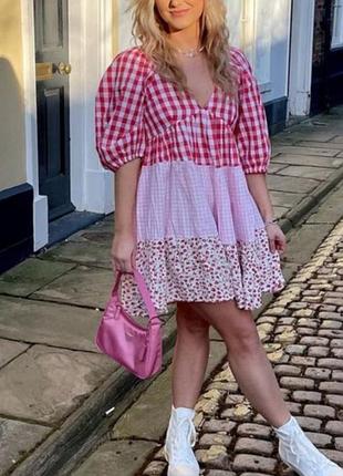 Платье свободного кроя , ярусное платье