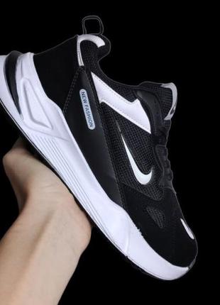 Мужские кроссовки nike new fashion black-white