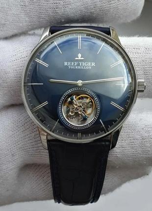 Чоловічий годинник часы reef tiger rga1930 tourbillon sapphire automatic1 фото