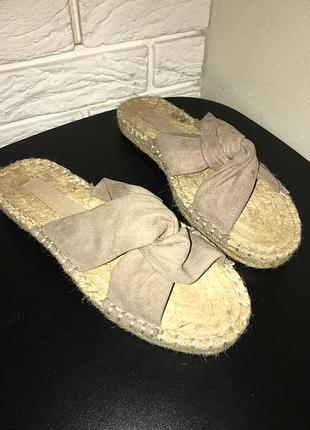 Шлепанцы на плетеной подошве от asos