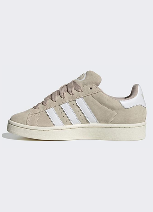 Сникерсы adidas campus 00s beige core white.1 фото