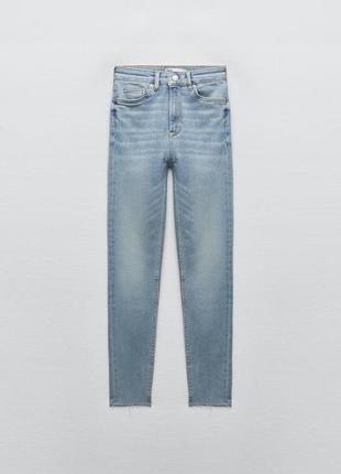 Джинси zw skinny high waist  zara/ скінни zara/ джинси скіні6 фото