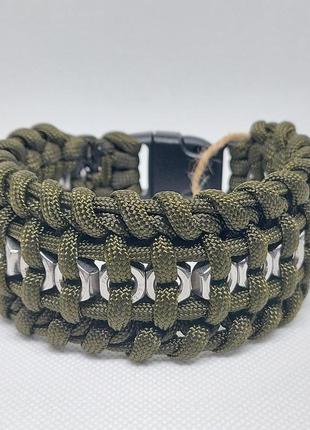 Браслет из паракорда "гайка"