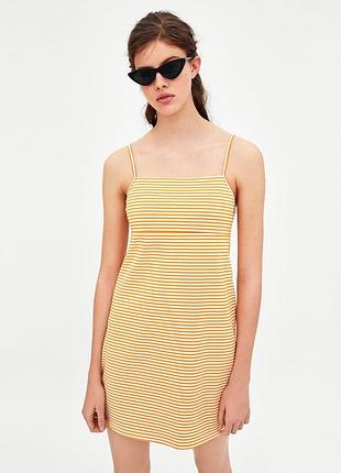 Платье zara strappy dress