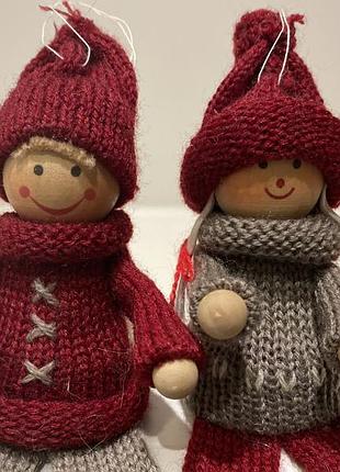 Набір з 2х статуеток hand made - хлопчик і дівчинка 2