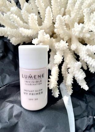 Праймер lumene invisible illumination instant glow uv primer spf30