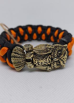 Браслет из паракорда "филин"