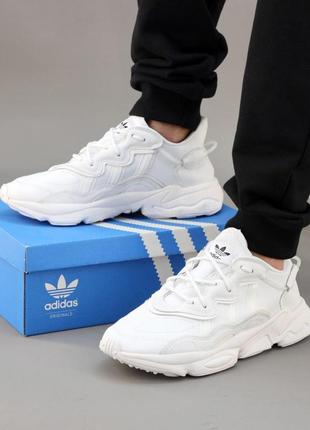 Мужские кроссовки adidas ozweego white 408 фото