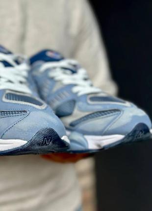 Мужские кроссовки new balance 9060 «quartz grey» premium замшевые демисезонные кроссы9 фото