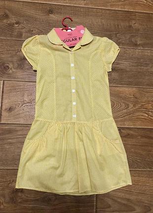 Классирующее платье/сарафан m&amp;s 134р