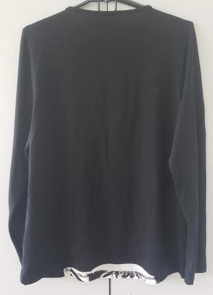 Casamia женский лонгслив блуза животный аринт стразы и кружево м l xl 46 48 506 фото