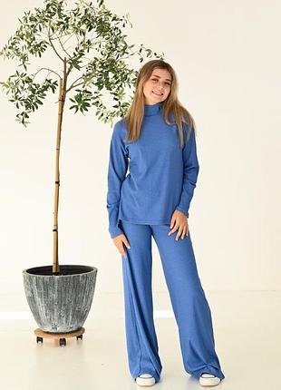 Жіночий костюм кофта та штани кюлоти.7 фото