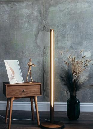 Торшер напольный деревянный th - 1200