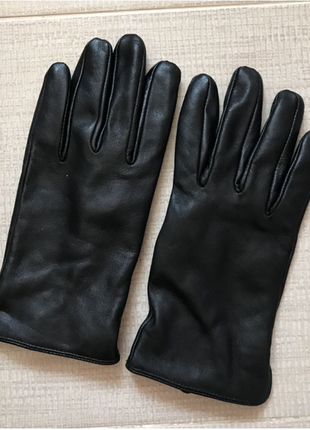 Мягкие кожаные перчатки на шерстяной подкладке, anjela. 103 фото