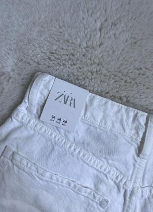 Zara женские фирменные джинсовые шорты оригинал р. 387 фото