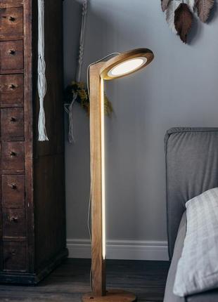 Торшер напольный деревянный th2-1300