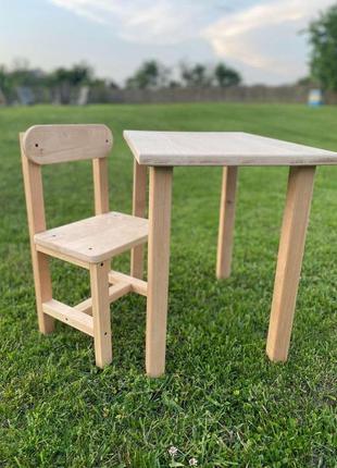 Детский комплект столик и стульчик