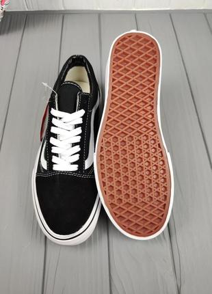 Мужские vans old skool black white10 фото