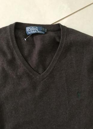 Пуловер шерстяной мужской стильный модный дорогой бренд ralph lauren размер xl5 фото