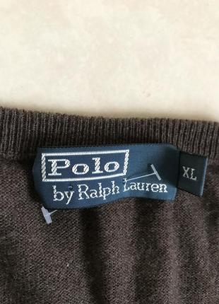 Пуловер шерстяной мужской стильный модный дорогой бренд ralph lauren размер xl8 фото