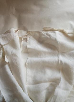 Спідниця юбка міді на запах вишивка sisley в стилі вінтаж6 фото