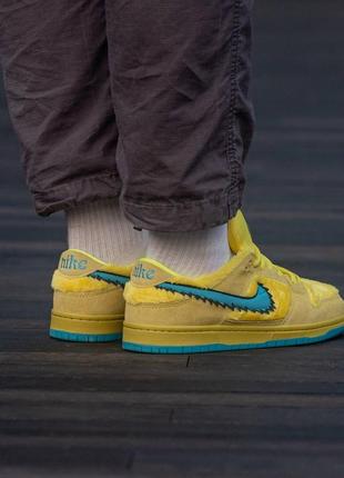 Кроссовки nike sb dunk low grateful yellow желтые найк сб данк 37-453 фото