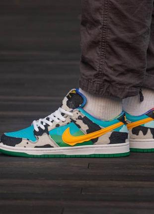 Кроссовки nike sb dunk low grateful yellow желтые найк сб данк 37-459 фото