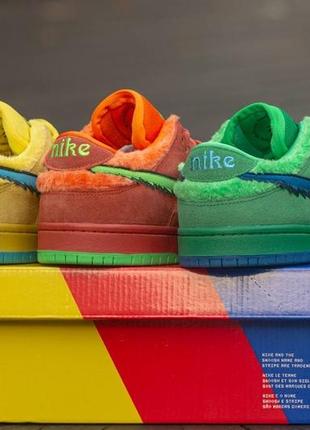 Кроссовки nike sb dunk low grateful yellow желтые найк сб данк 37-456 фото