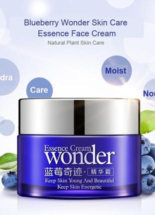 Крем для лица черника, примятые коробки bioaqua wonder essence cream 50 г