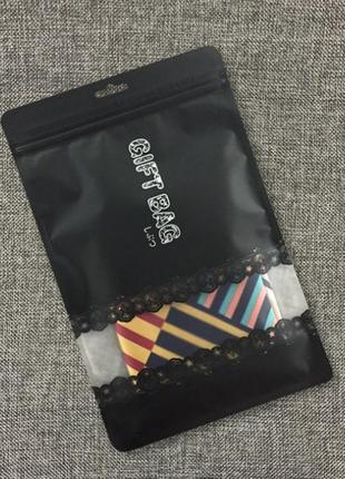 Зип-пакеты со струнным замком zip-lock зип-лок универсальные gift bag m 13,5см х 21,5см4 фото