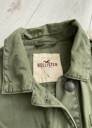 Джинсова куртка hollister2 фото