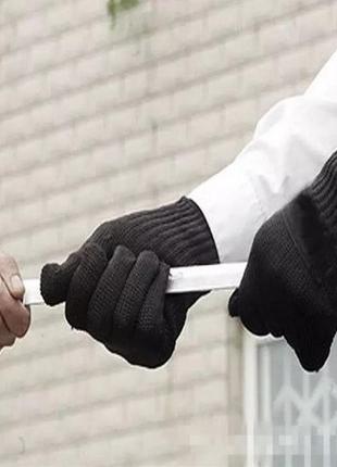 Защитные нережущиеся кевларовые перчатки от порезов schutz7 фото