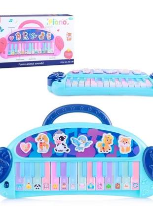 Музыкальное пианино piano, yali toys ( 781-1 ) клавишный инструмент, синтезатор, 2 цвета