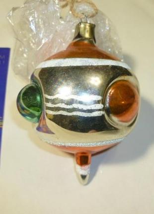 Світлофор кулька ялинкова новорічна іграшка зі збірна вінтаж