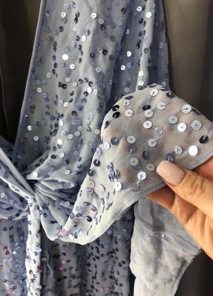 Сукня-кімоно міді з перекрученим оздобленням4 фото