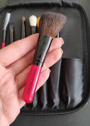 Набір кистей для макіяжу coastal scents citiscape travel brush set - 7 pcs7 фото